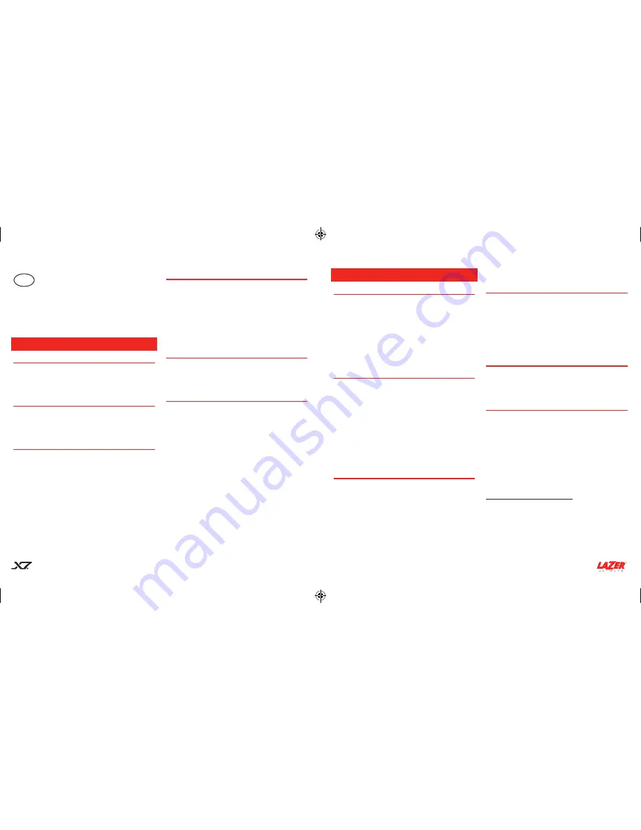 LAZER X7 User Manual Download Page 9