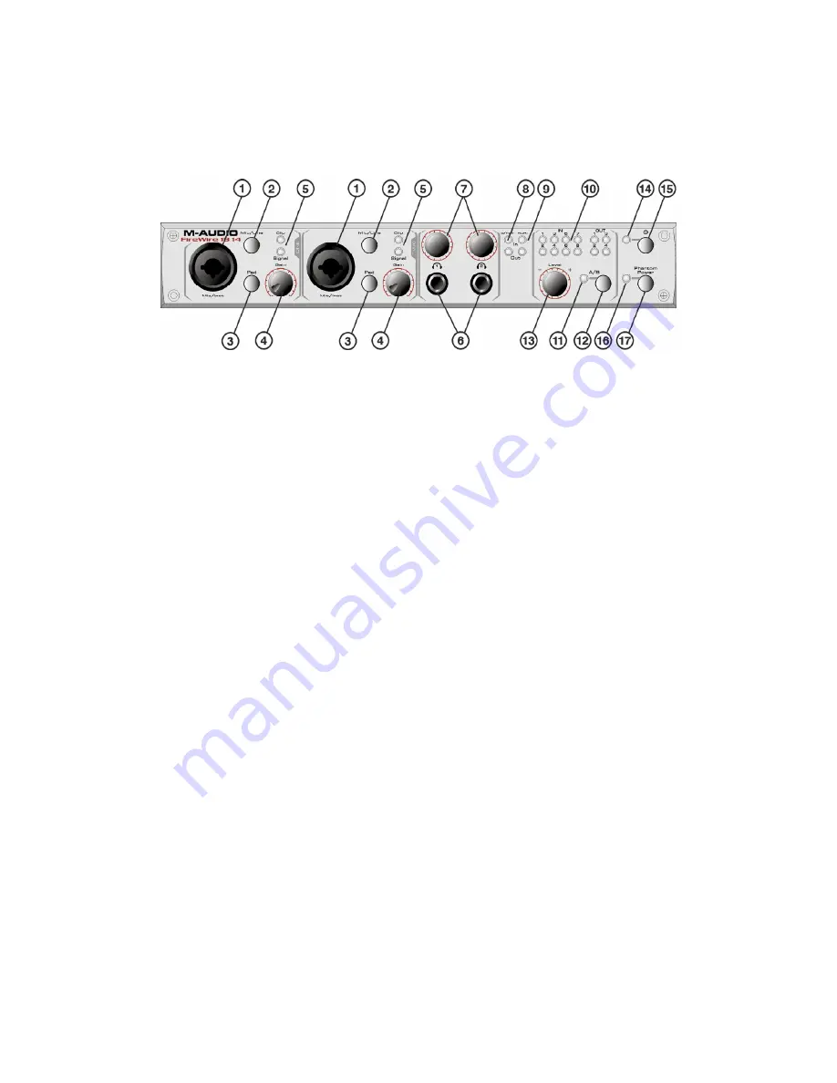 M-Audio FireWire 1814 User Manual Download Page 10