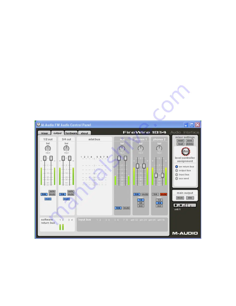 M-Audio FireWire 1814 Скачать руководство пользователя страница 37