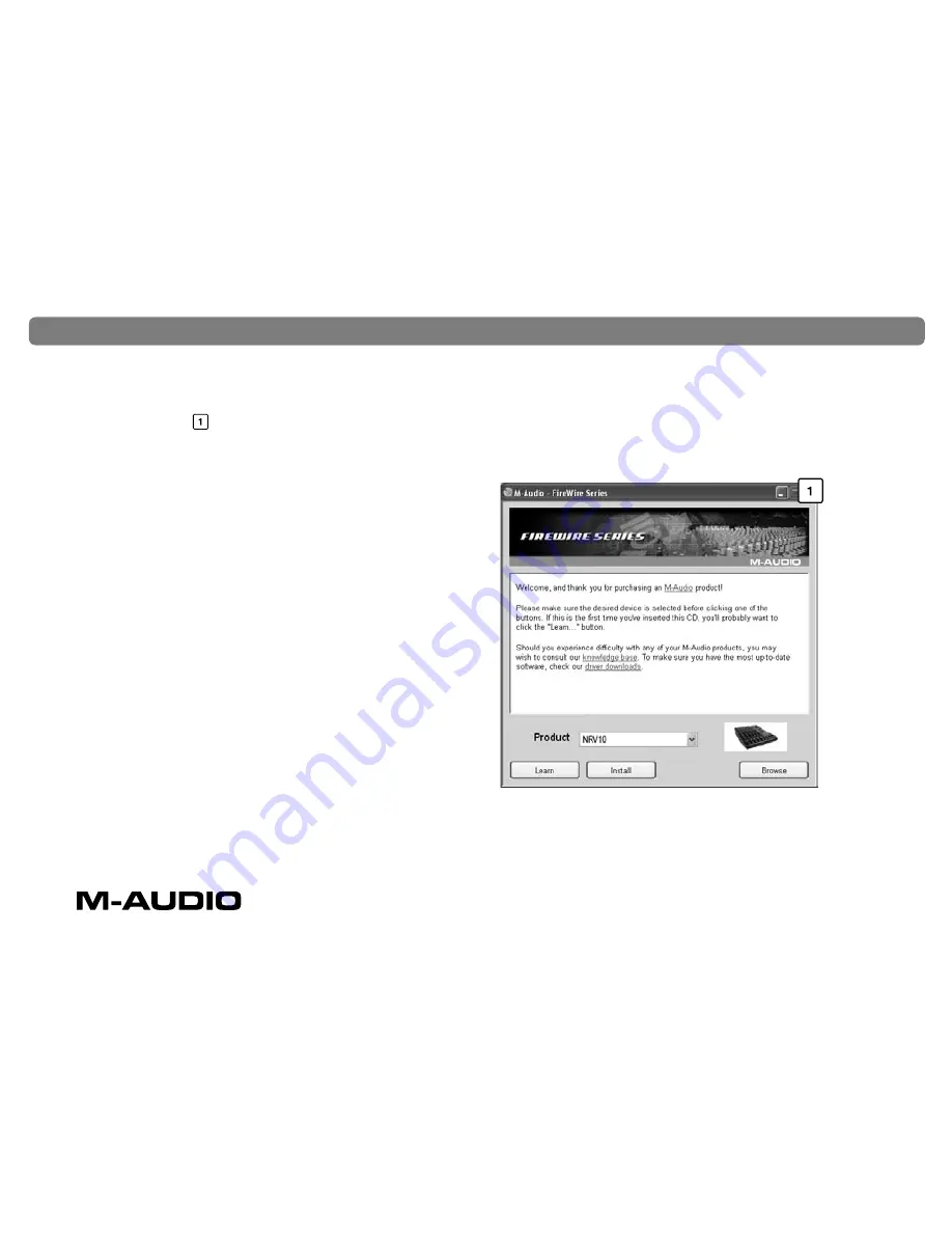 M-Audio NVR10 Quick Start Manual Download Page 3