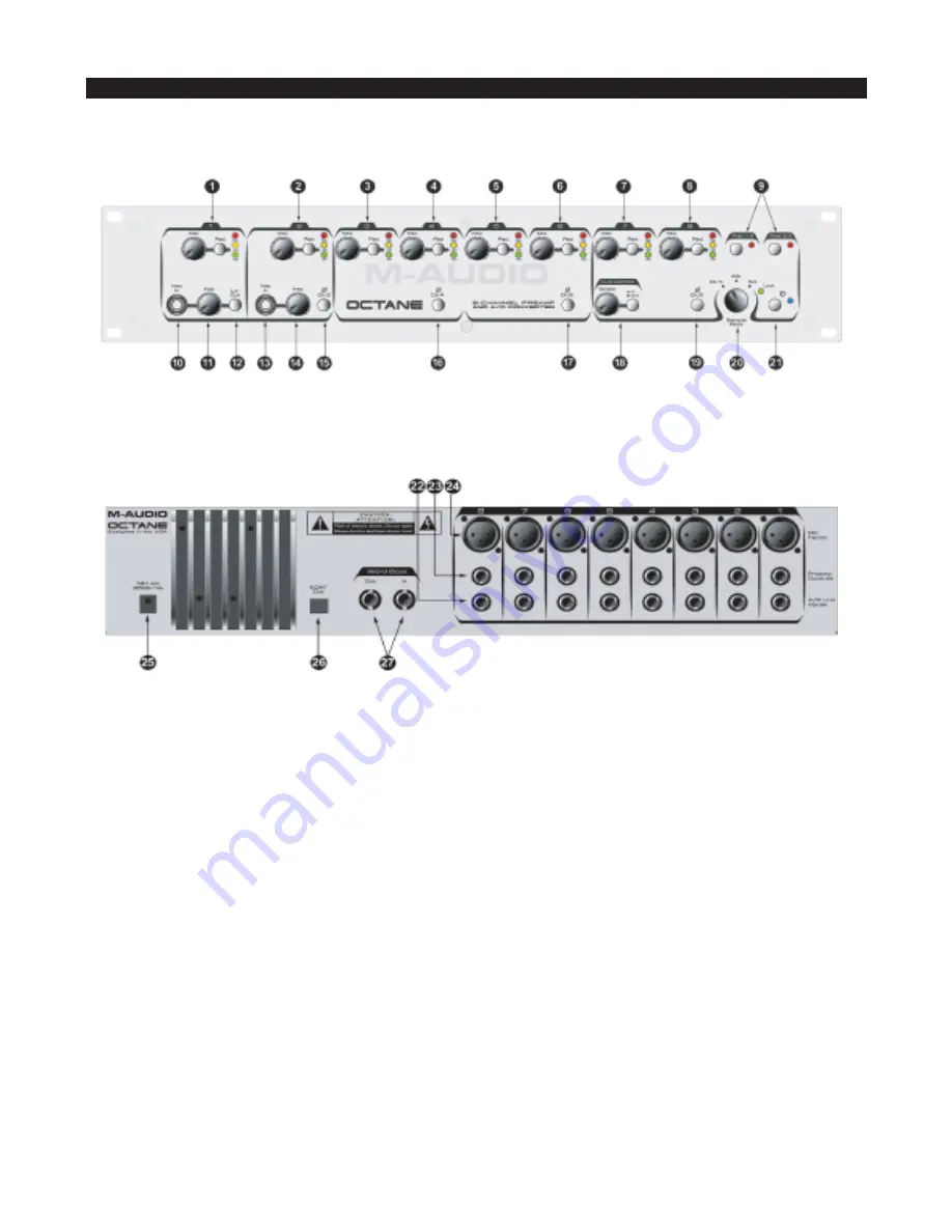 M-Audio Octane Скачать руководство пользователя страница 3