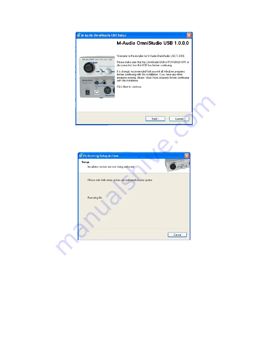 M-Audio USB OMNISTUDIO Manual Del Usuario Download Page 17