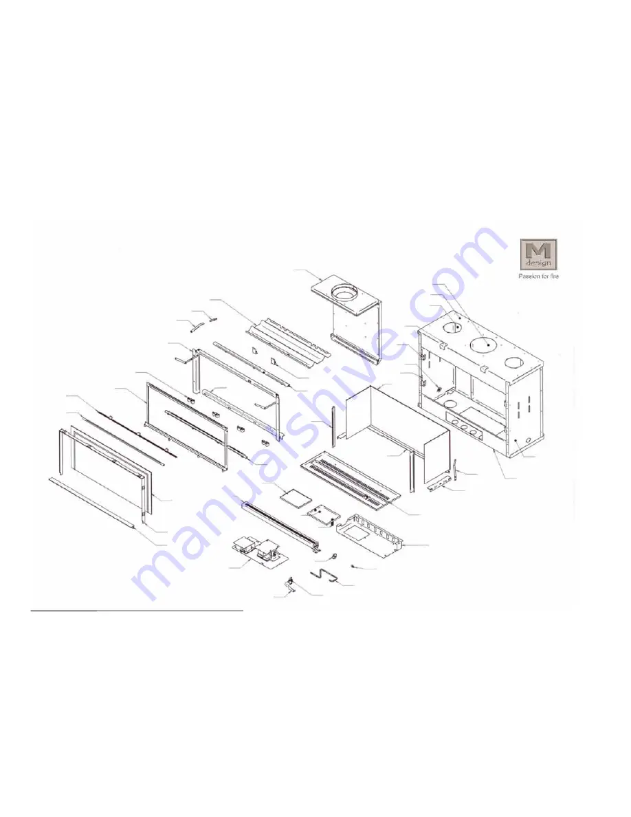 M Design LUNA 850 V Gold Gas Installation And Use Instructions Manual Download Page 35