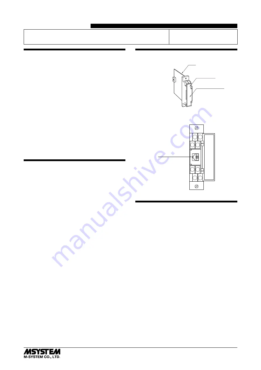 M-system 18JV Instruction Manual Download Page 1