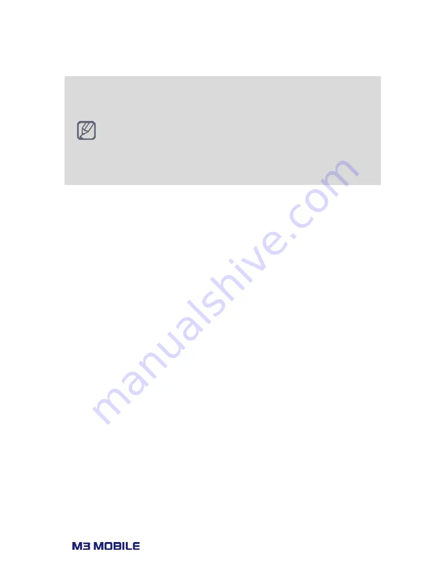 M3 Mobile BLACK User Manual Download Page 23