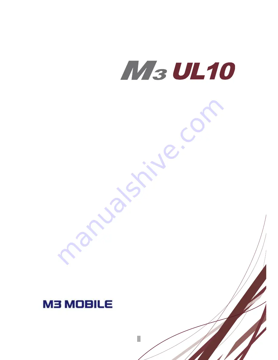 M3 Mobile UL10 Скачать руководство пользователя страница 1