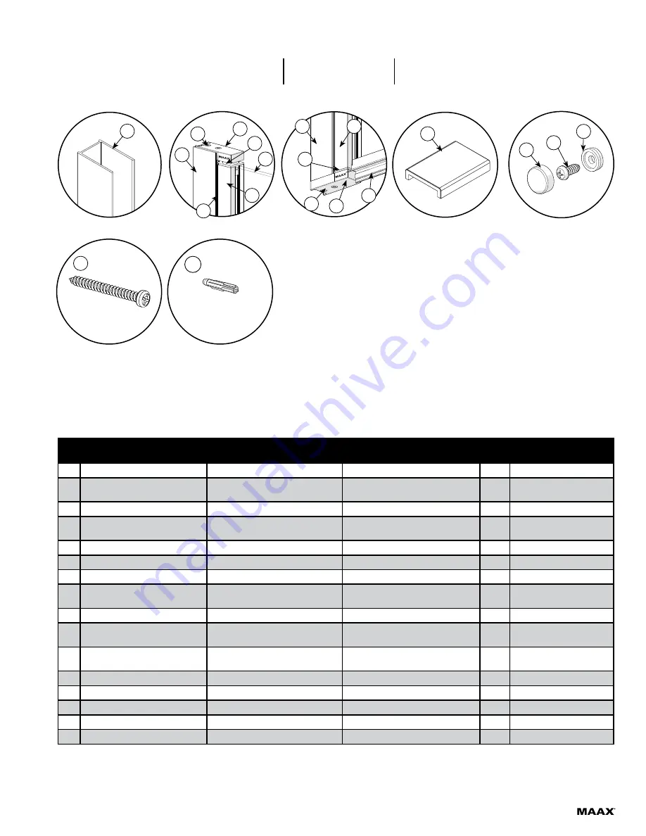 MAAX 137501 Installation Instructions Manual Download Page 3