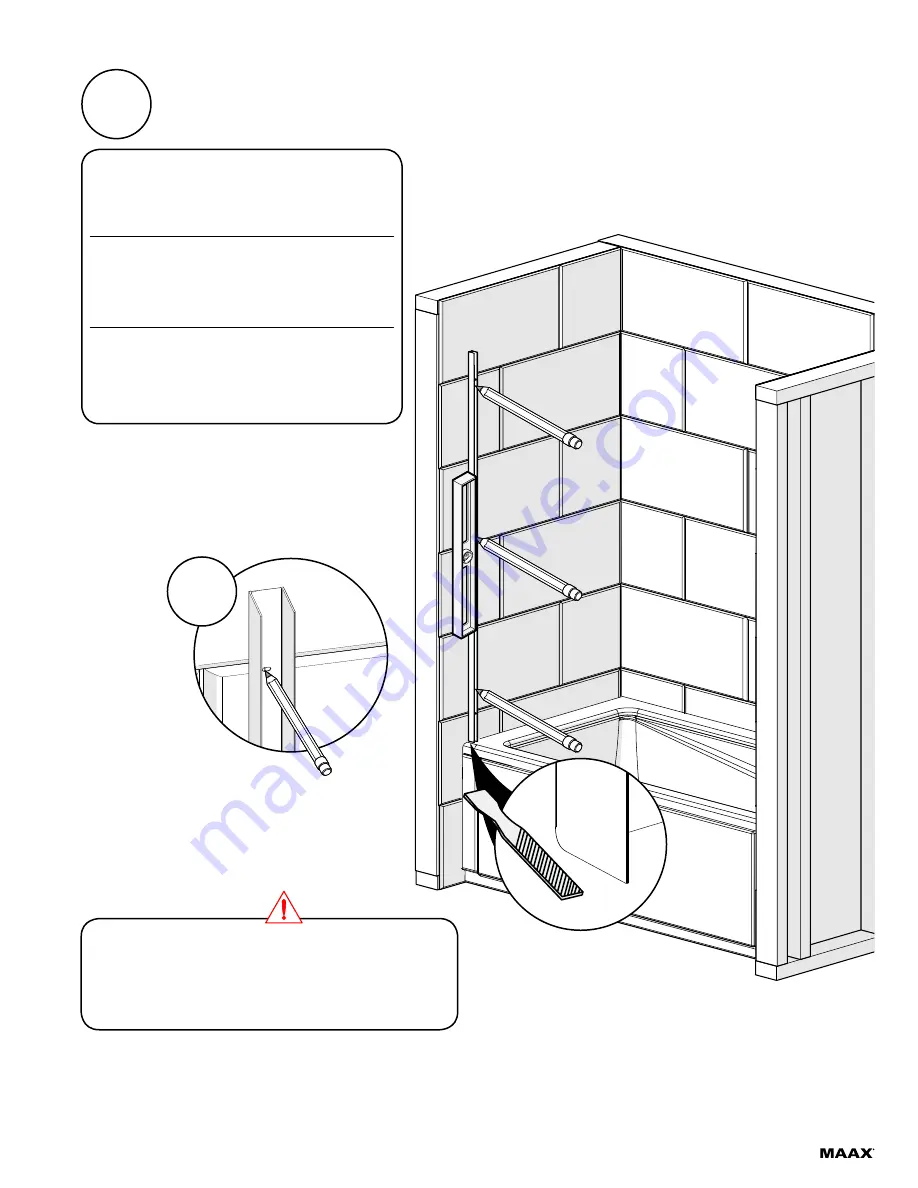 MAAX 137501 Installation Instructions Manual Download Page 5