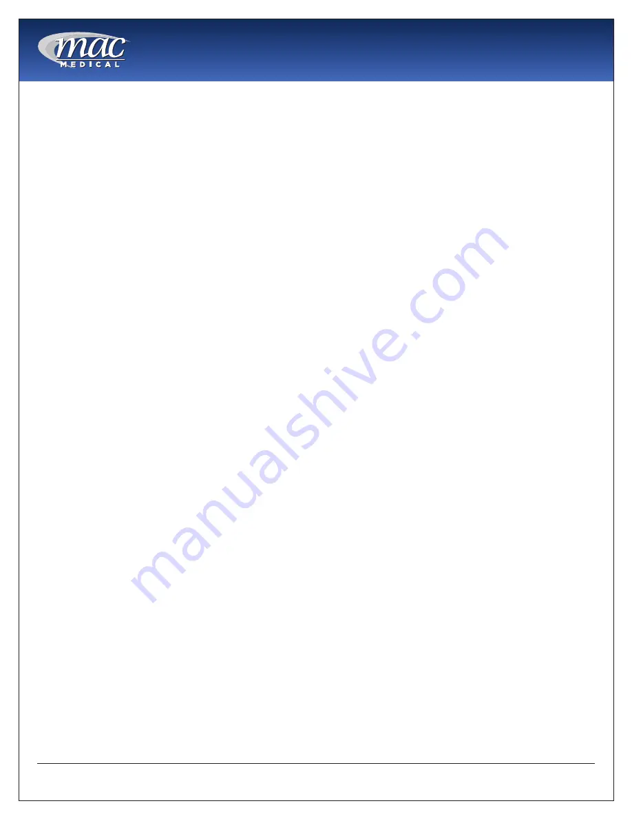 Mac Medical MSCA23618-301 Instruction Manual Download Page 14