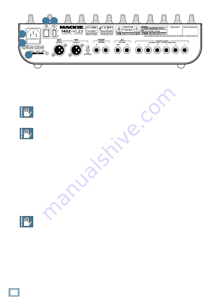 Mackie 1402-VLZ3 Owner'S Manual Download Page 12