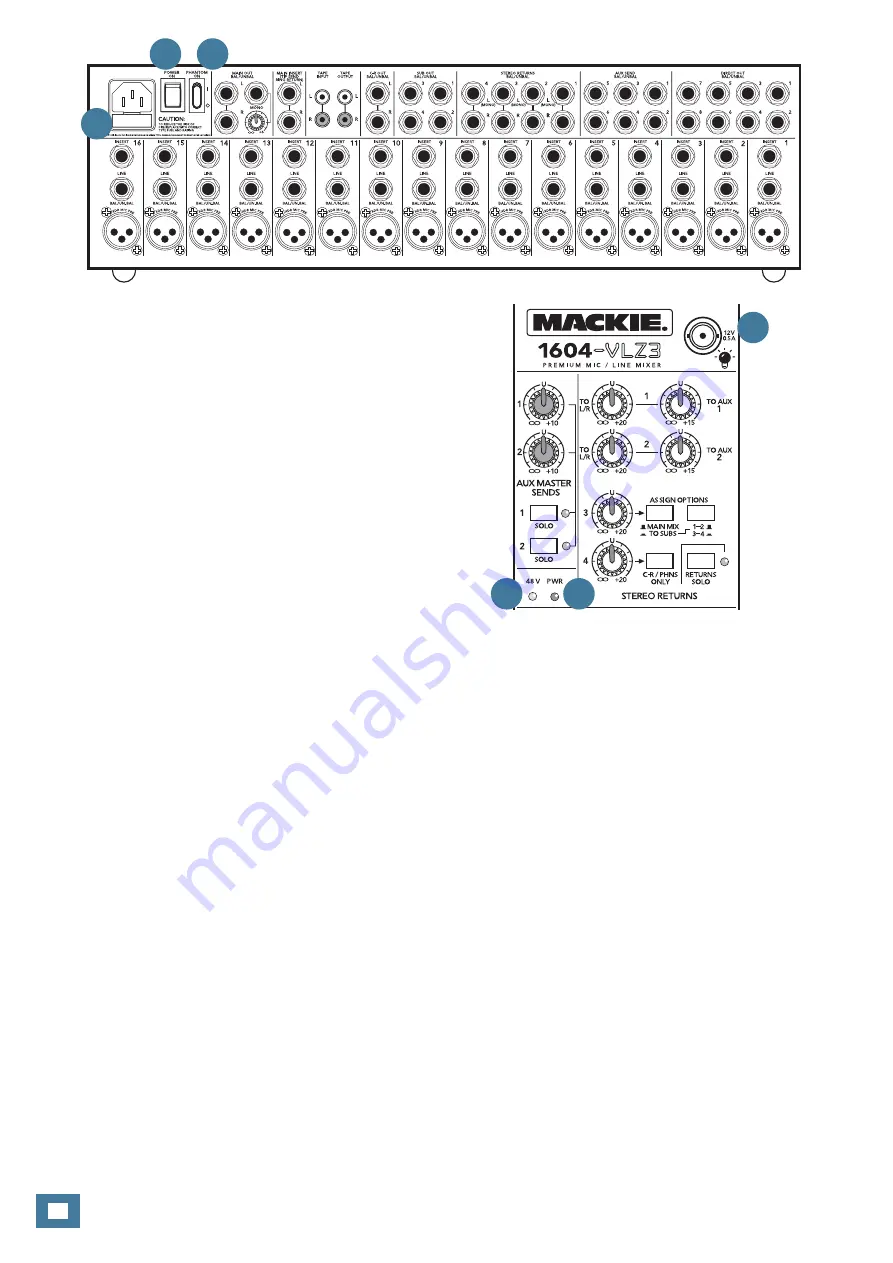 Mackie 1604-VLZ3 Скачать руководство пользователя страница 14