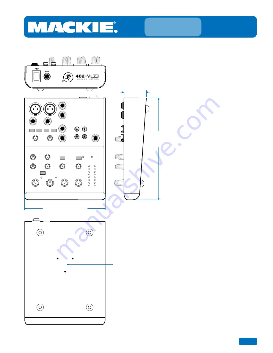 Mackie 402-VLZ3 Скачать руководство пользователя страница 3