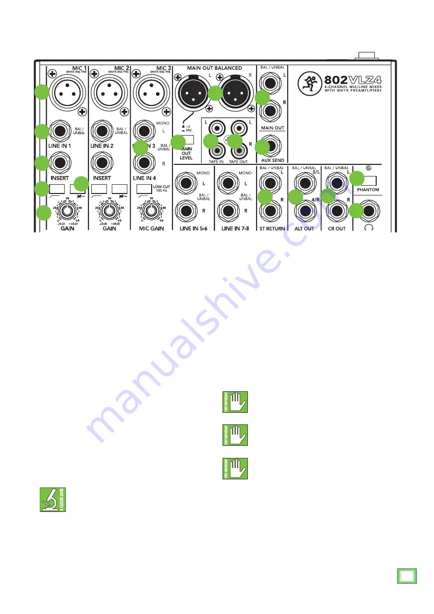 Mackie 802VLZ4 Скачать руководство пользователя страница 11