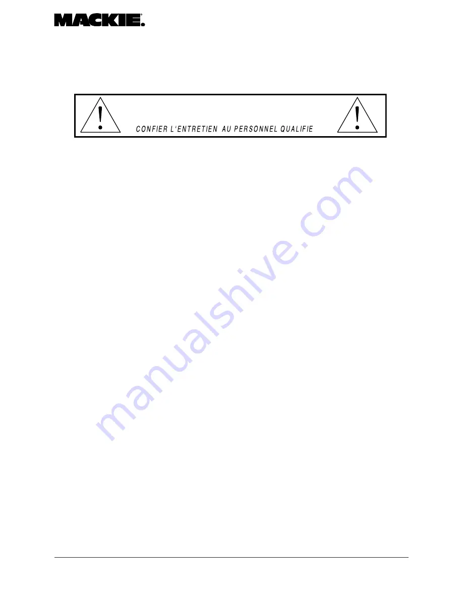 Mackie ART300A Service Manual Download Page 4