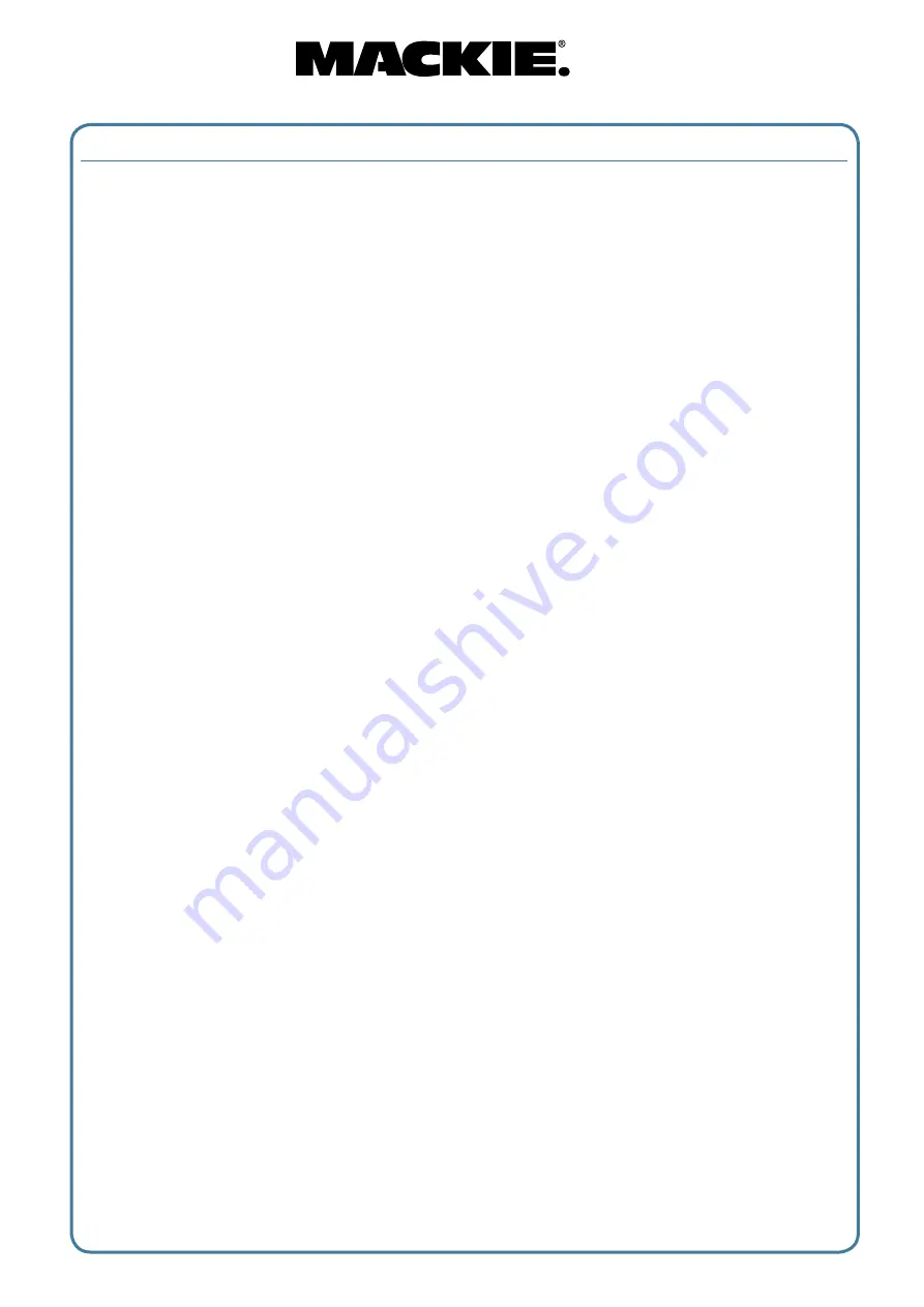 Mackie C200 User Manual Download Page 11