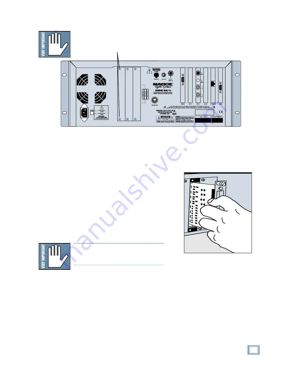 Mackie HDR 24 Operation Manual Download Page 9