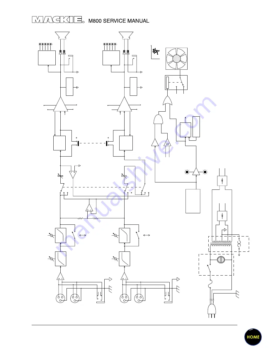 Mackie M-800 Service Manual Download Page 4