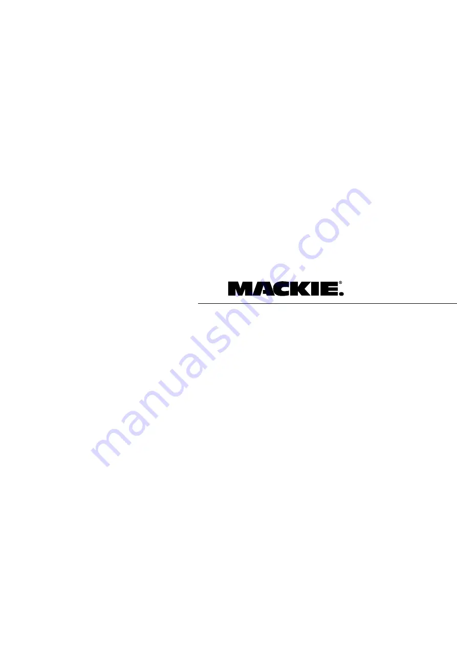 Mackie M2000 Owner'S Manual Download Page 28