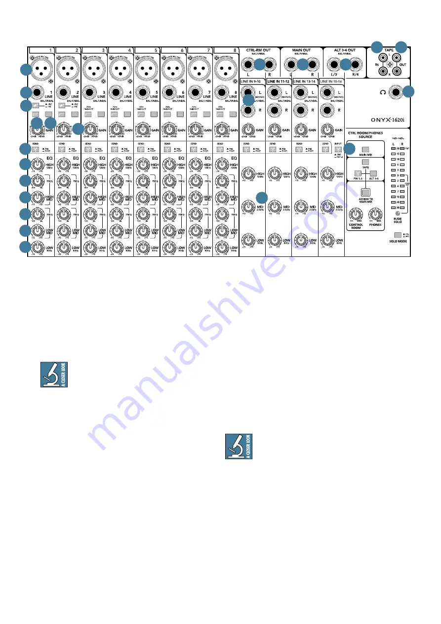 Mackie Onyx 1620i Owner'S Manual Download Page 16