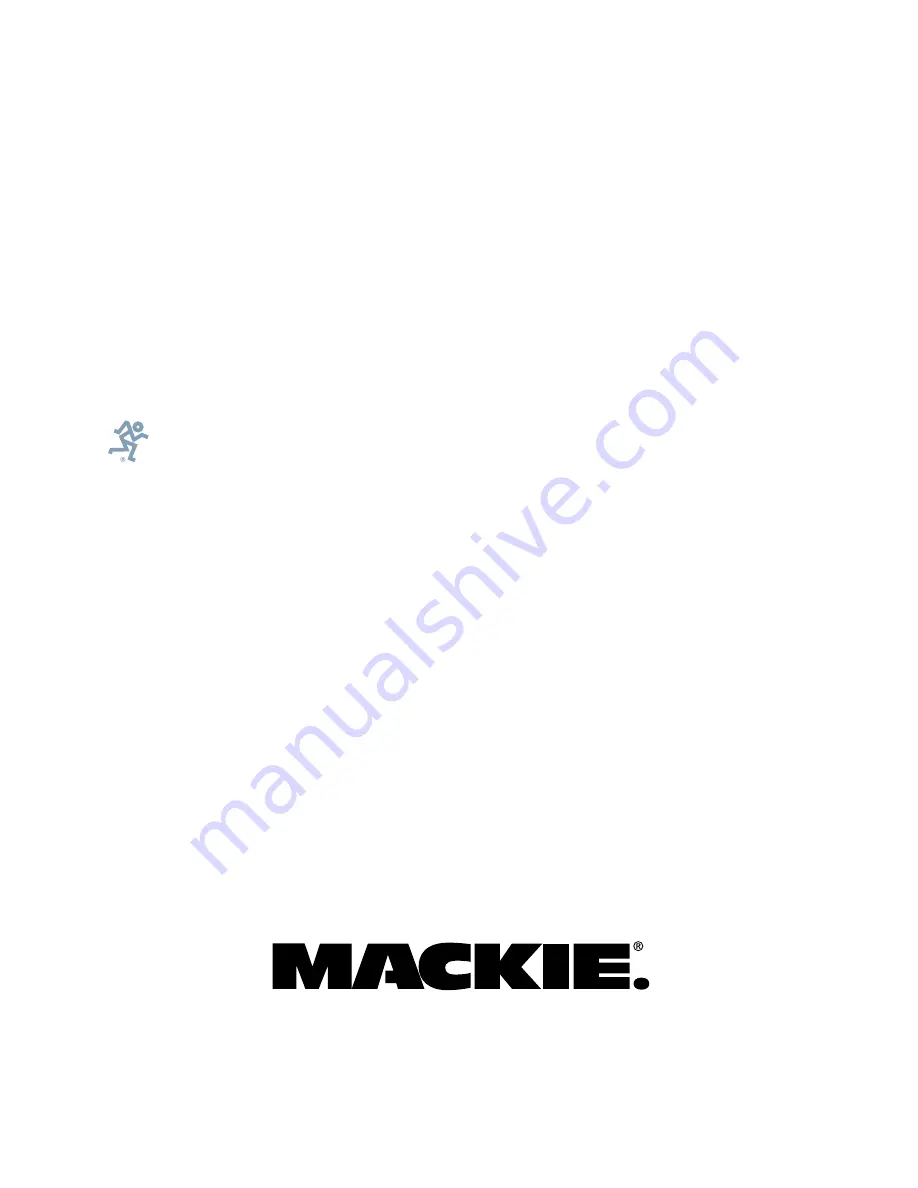 Mackie SP400C Instruction Manual Download Page 8