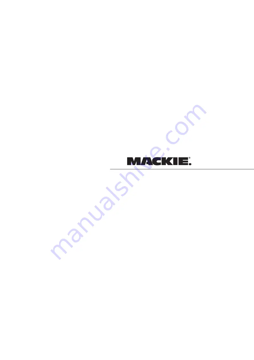 Mackie SRM1801 Owner'S Manual Download Page 19