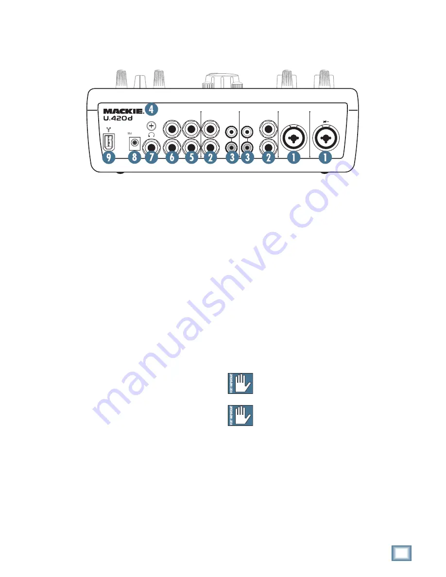Mackie U.420D Скачать руководство пользователя страница 11