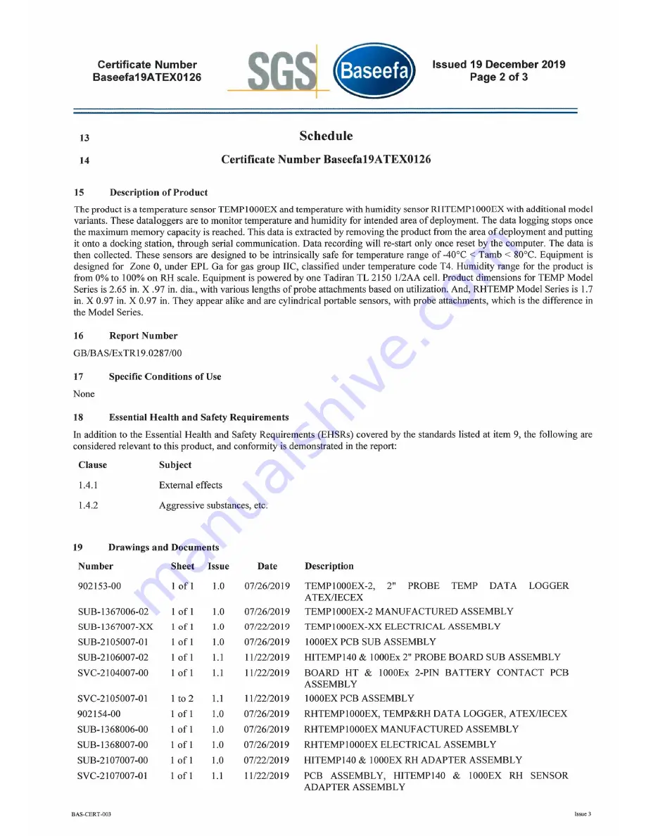 MadgeTech TEMP1000EX Скачать руководство пользователя страница 7