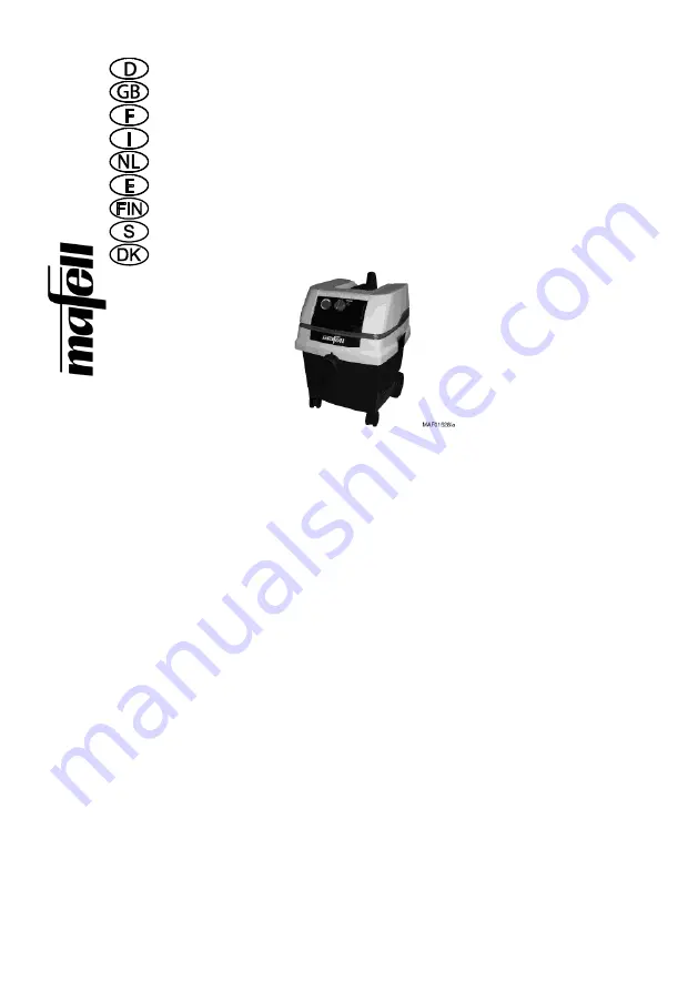 Mafell S 50 Original Operating Instructions And Spare Parts List Download Page 1