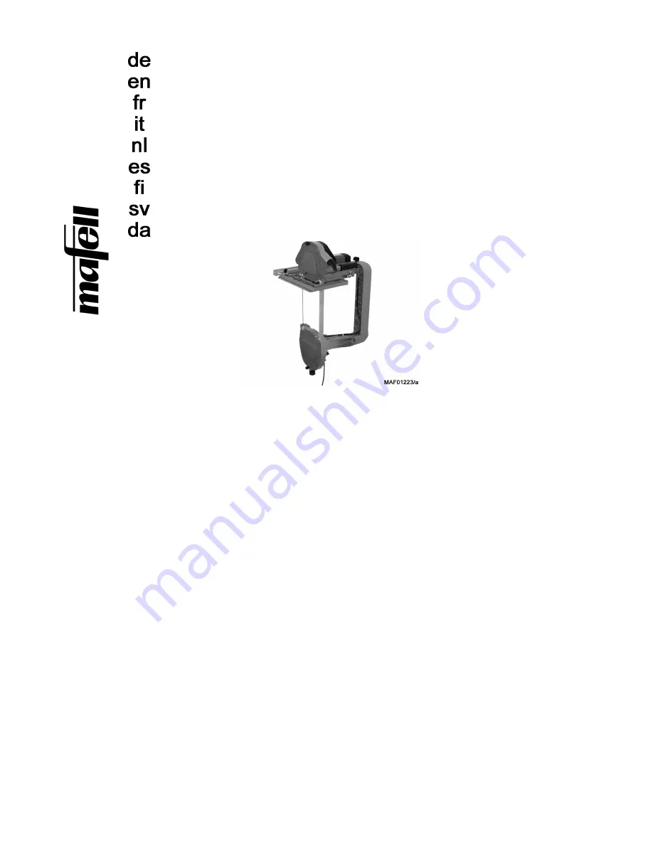 Mafell Z5Ec Original Operating Instructions Download Page 1