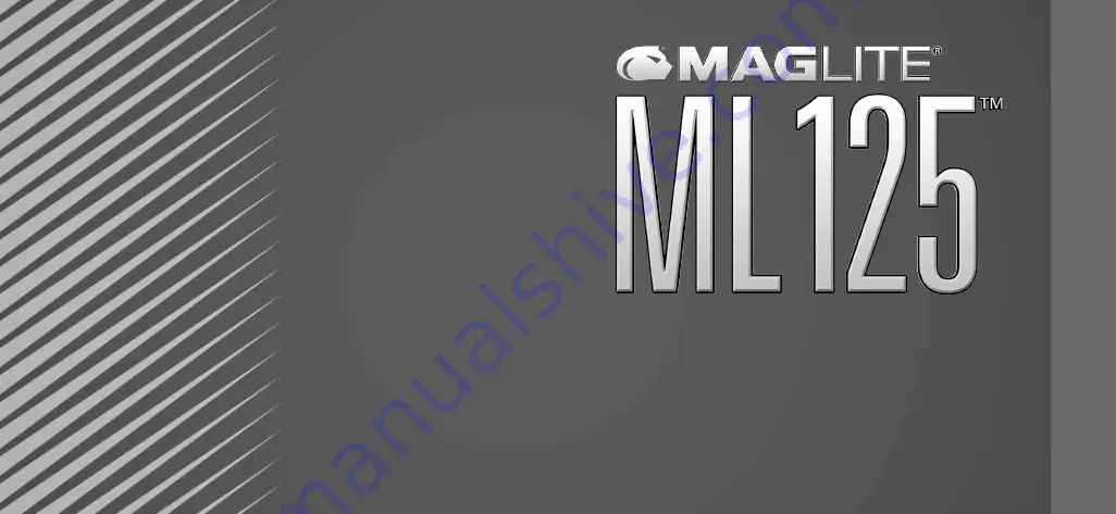 Mag-lite ML125 Owner'S Manual Download Page 1