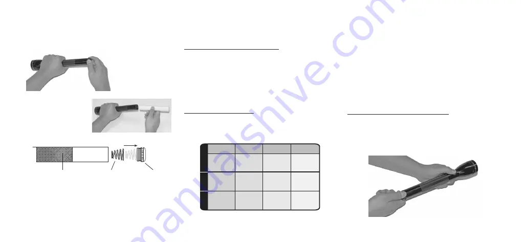 Mag-lite ML125 Owner'S Manual Download Page 14