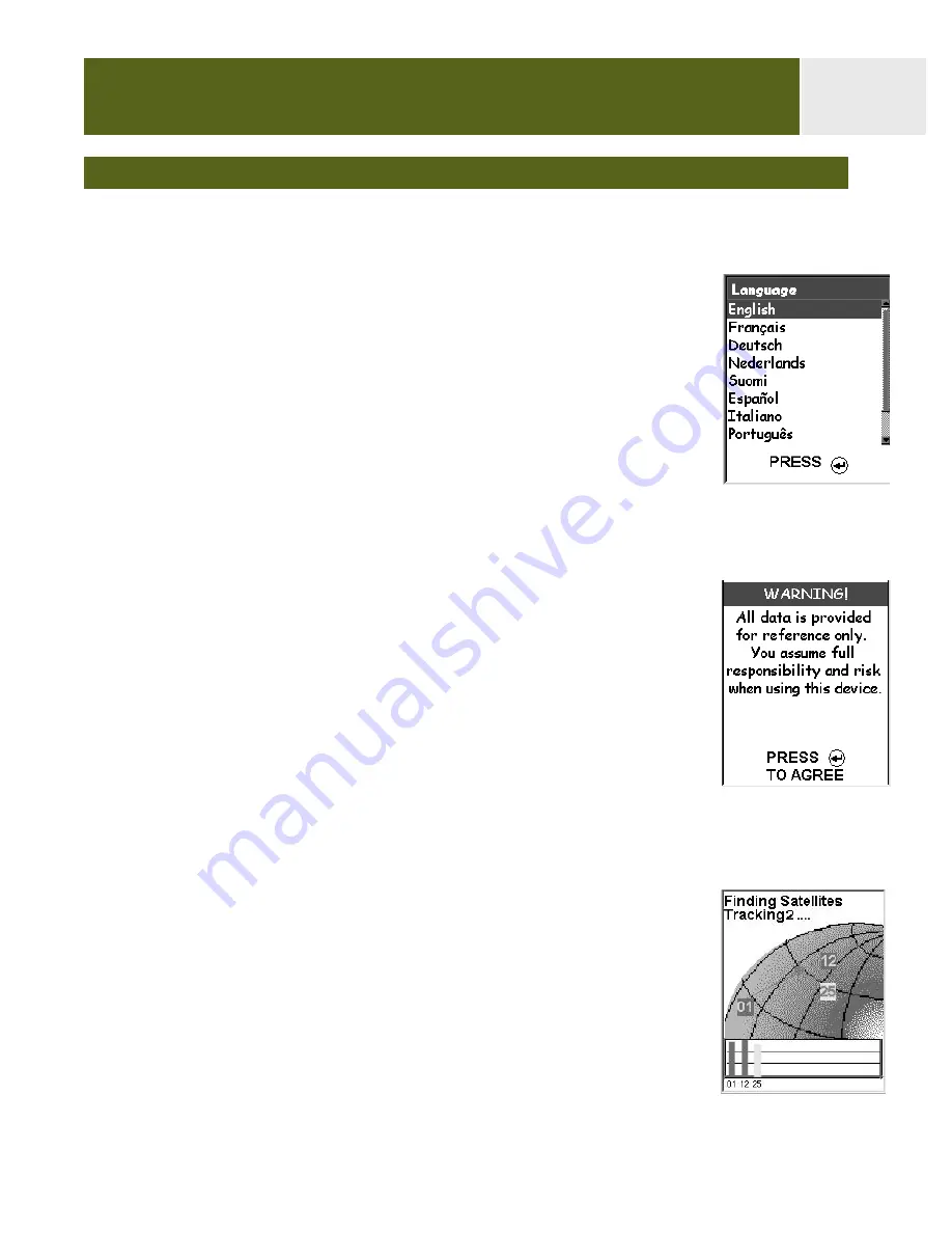 Magellan eXplorist 400 - Wilderness Bundle Reference Manual Download Page 18