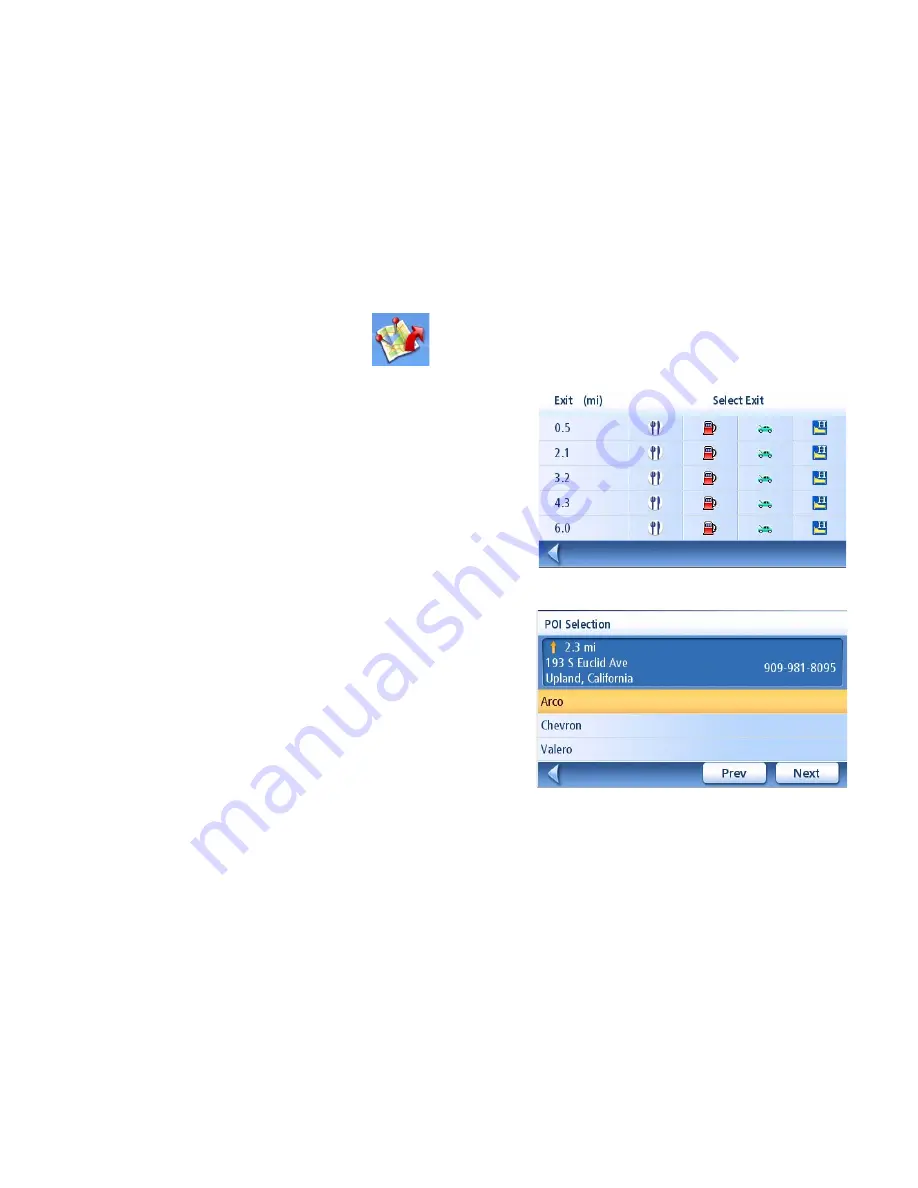 Magellan RoadMate 1400 - Automotive GPS Receiver Reference Card Download Page 59