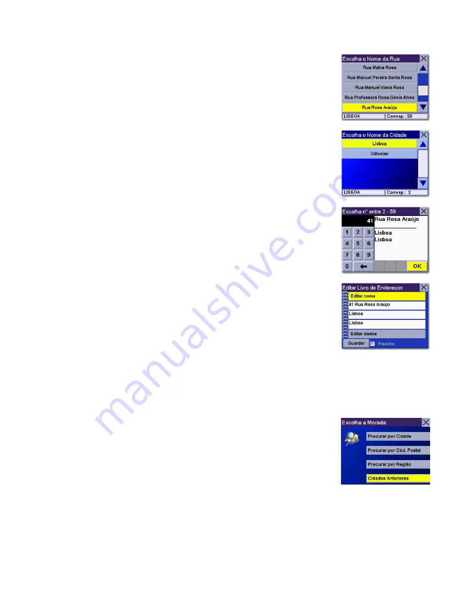 Magellan RoadMate 6000T - Automotive GPS Receiver Manual De  Referência Download Page 46