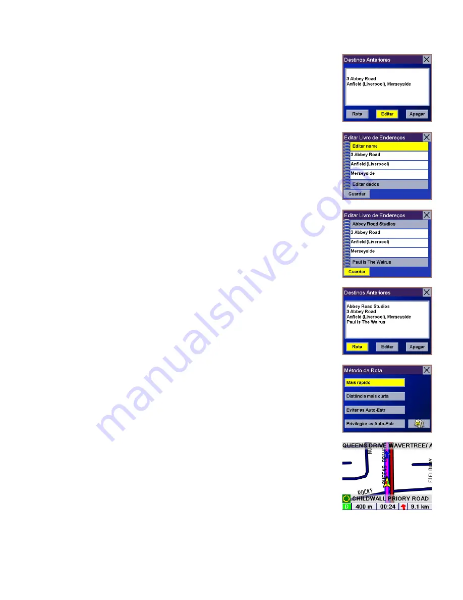 Magellan RoadMate 760 - Automotive GPS Receiver Manual De Referência Download Page 55