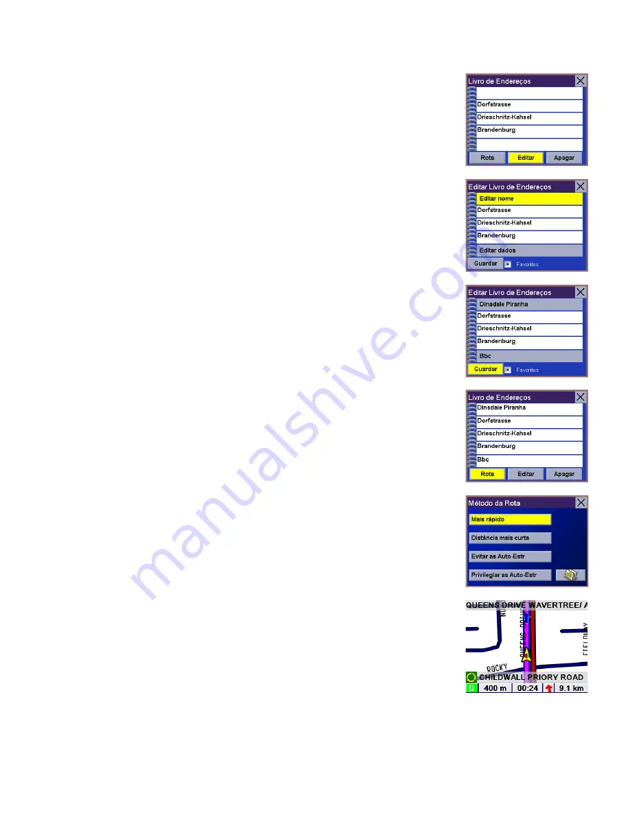 Magellan RoadMate 760 - Automotive GPS Receiver Manual De Referência Download Page 62