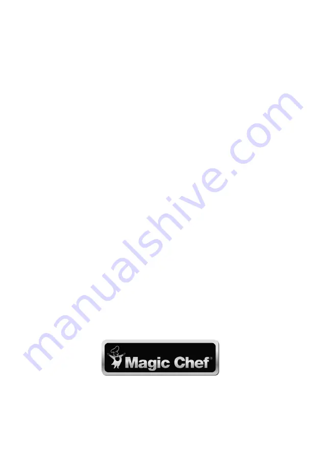 Magic Chef MCSFS12ST User Manual Download Page 16