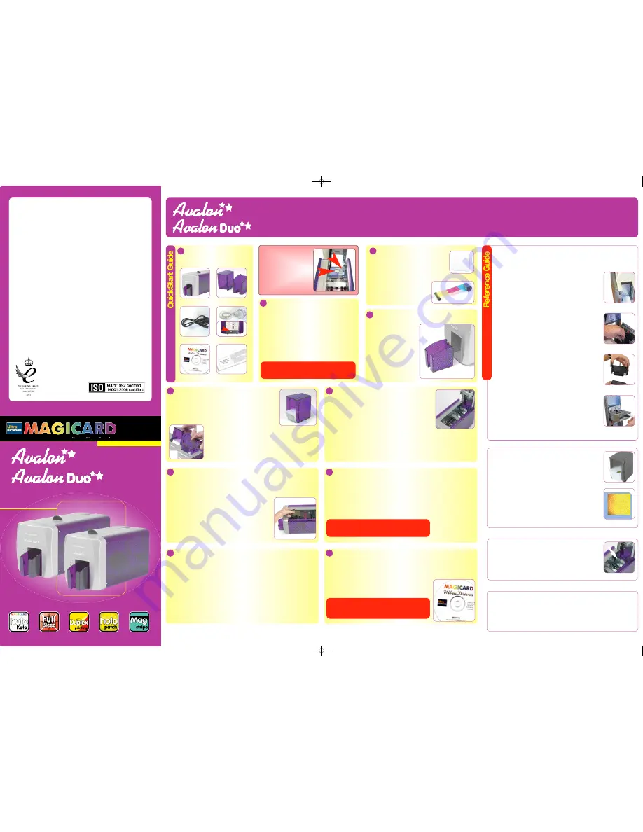 Magicard Avalon Duo Reference Manual Download Page 1