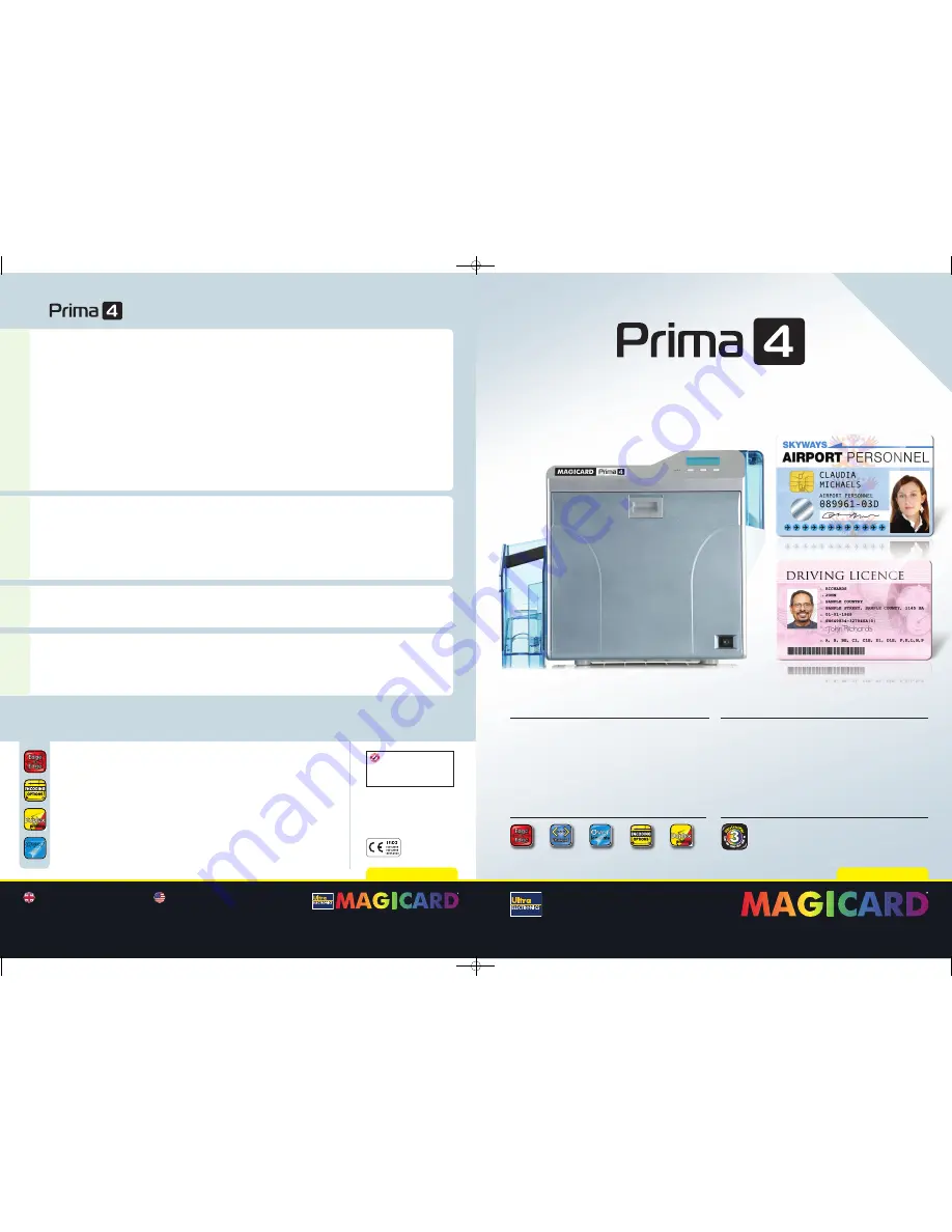 Magicard PRIMA401 Скачать руководство пользователя страница 1