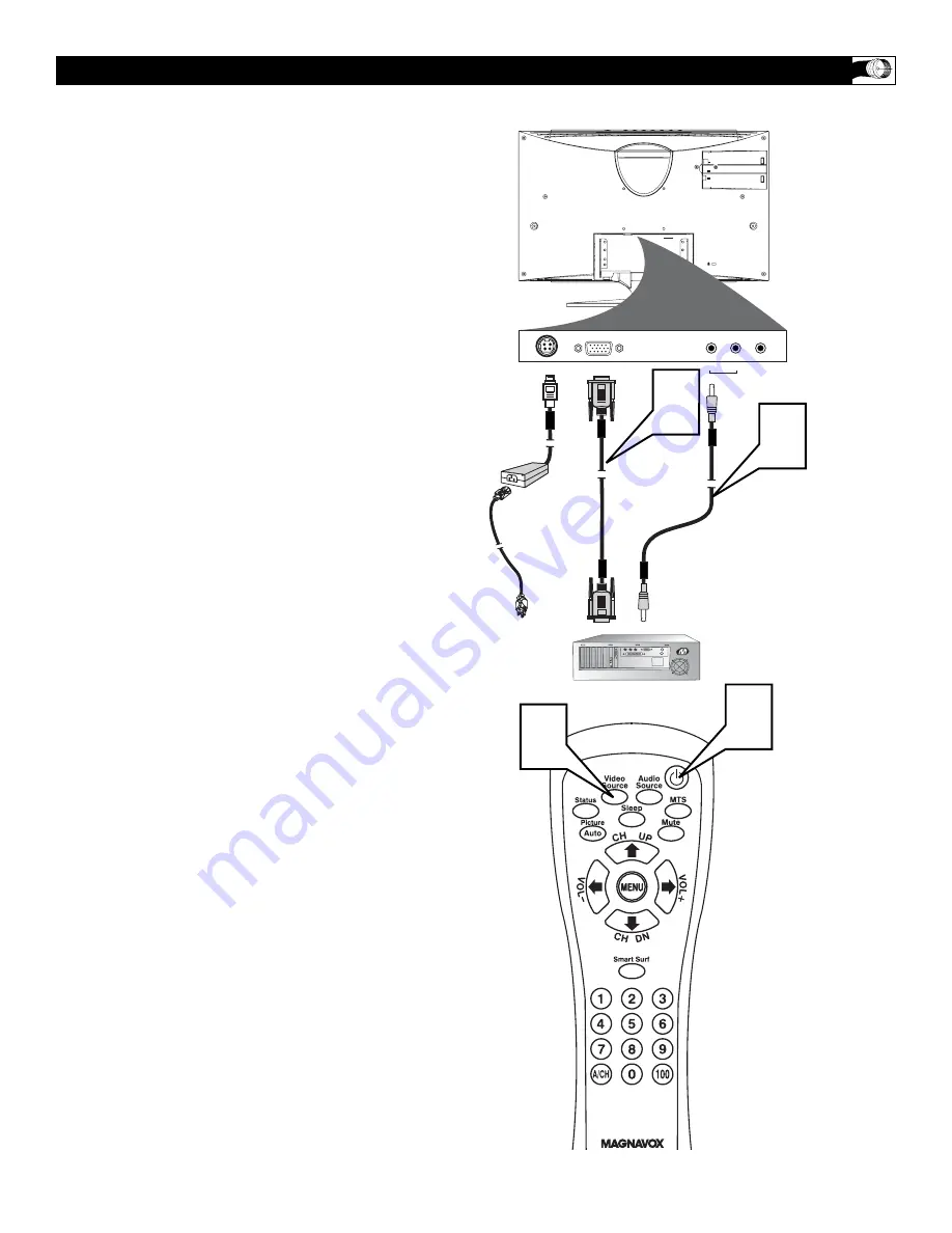 Magnavox 15MF200V Owner'S Manual Download Page 11