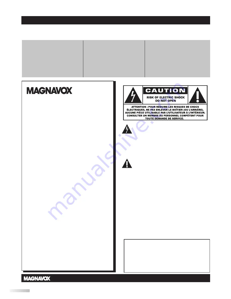 Magnavox 19MD359B - HD Flat Panel LCD/DVD User Manual Download Page 58