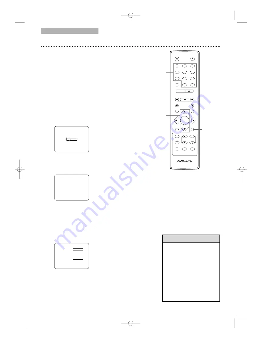 Magnavox 20MC4306 - Tv/dvd/vcr Combination Manual Del Usuario Download Page 48