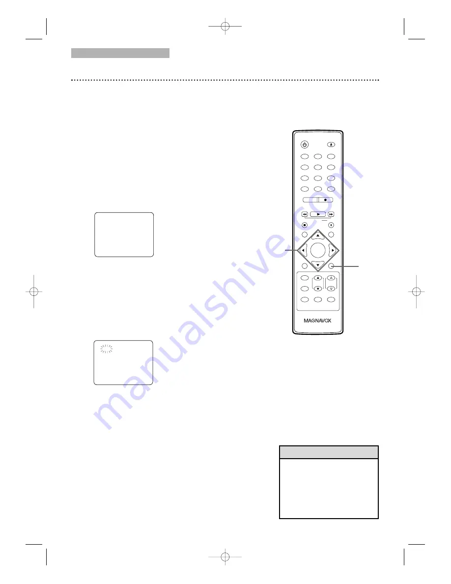 Magnavox 20MC4306 - Tv/dvd/vcr Combination Mode D'Emploi Download Page 38