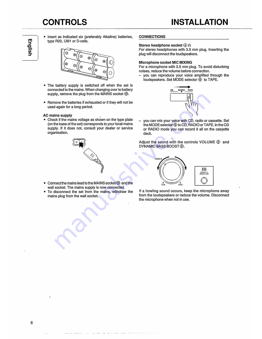 Magnavox AZ 9340 Скачать руководство пользователя страница 6