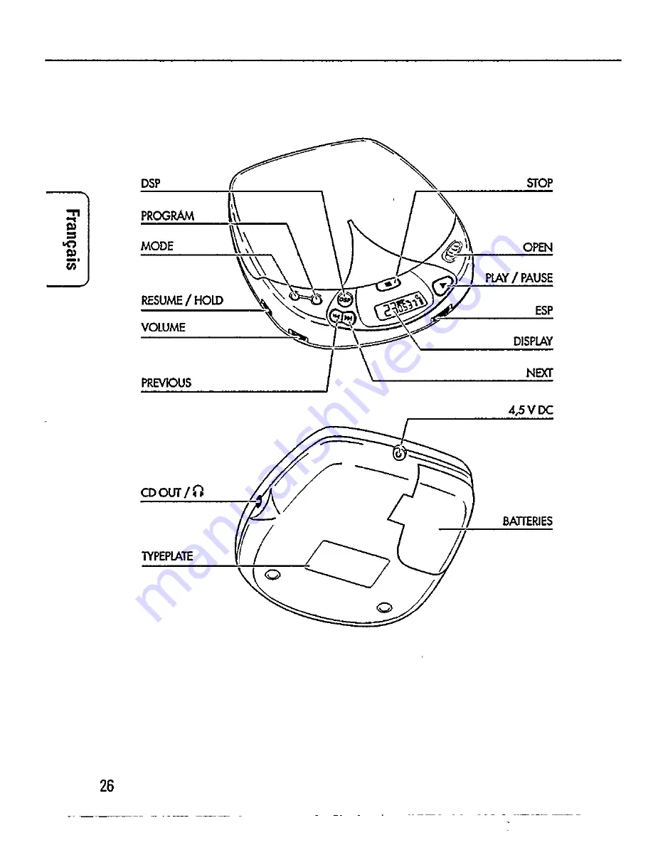 Magnavox AZ7461 - Portable Radio Cass Rec Mode D'Emploi Download Page 8