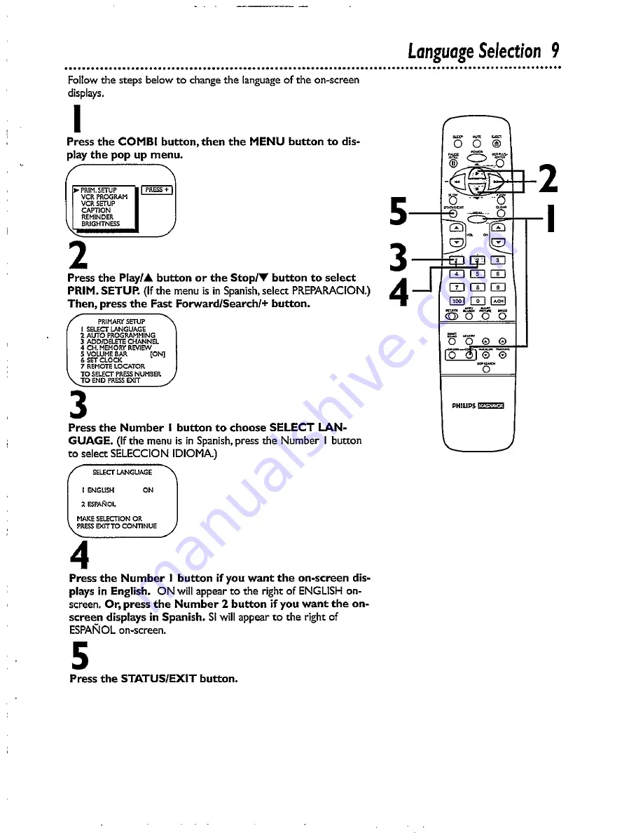 Magnavox CCX194AT Owner'S Manual Download Page 9