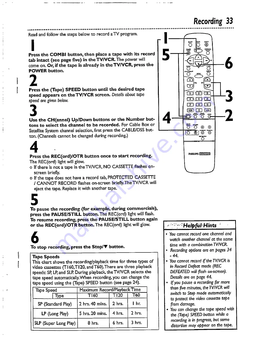 Magnavox CCX194AT Owner'S Manual Download Page 33