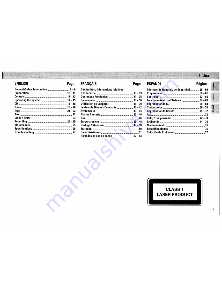 Magnavox FW 560C Owner'S Manual Download Page 5