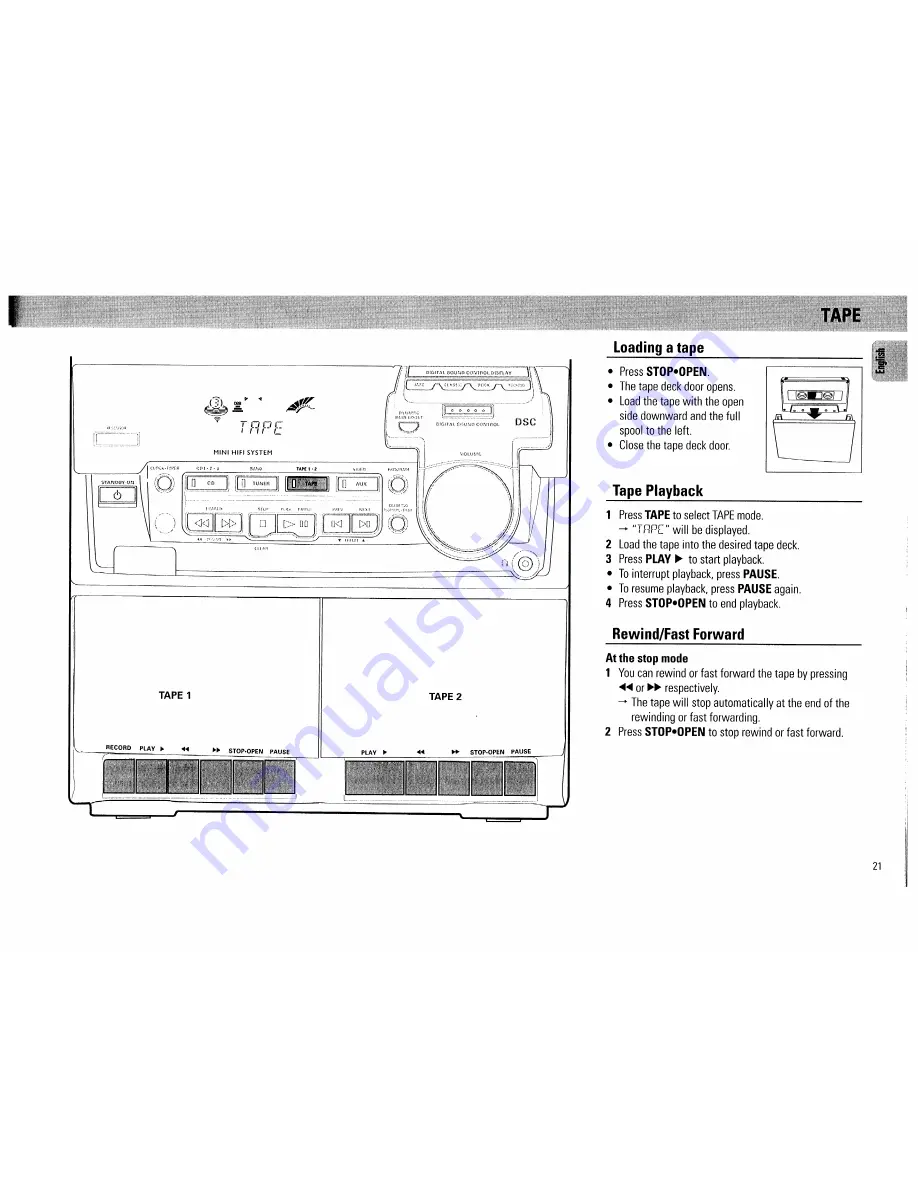 Magnavox FW 560C Owner'S Manual Download Page 21