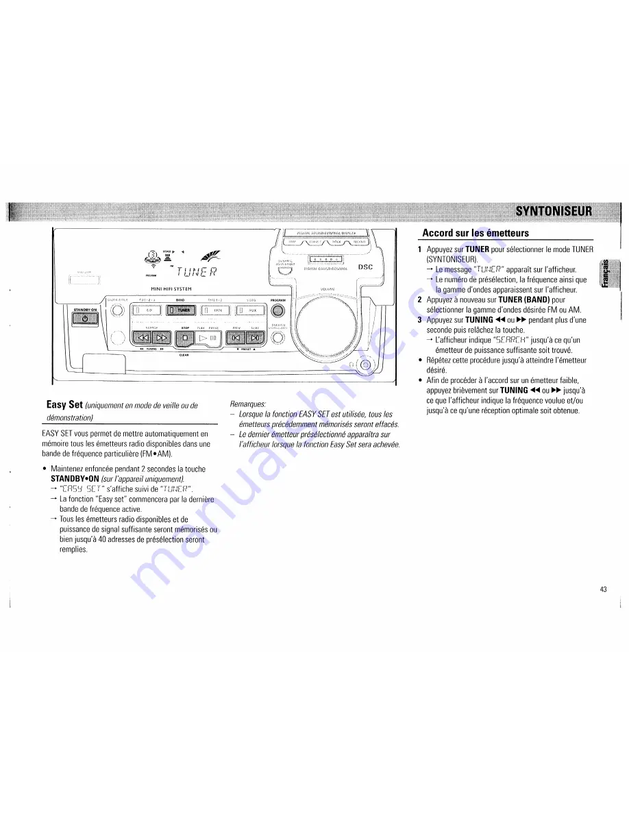 Magnavox FW 560C Owner'S Manual Download Page 43